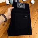 高端黑色牛仔裤 轻奢长裤 男士 小脚弹力高级潮牌欧版 子 修身 2025新款