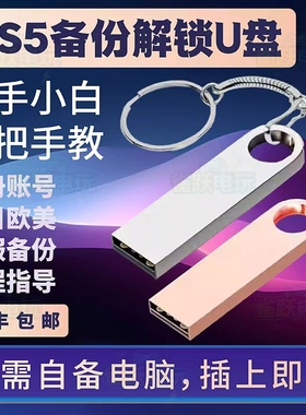 PS4/PS5国行备份港服 港版 解锁外服解决不兼容 港日欧美 定制U盘