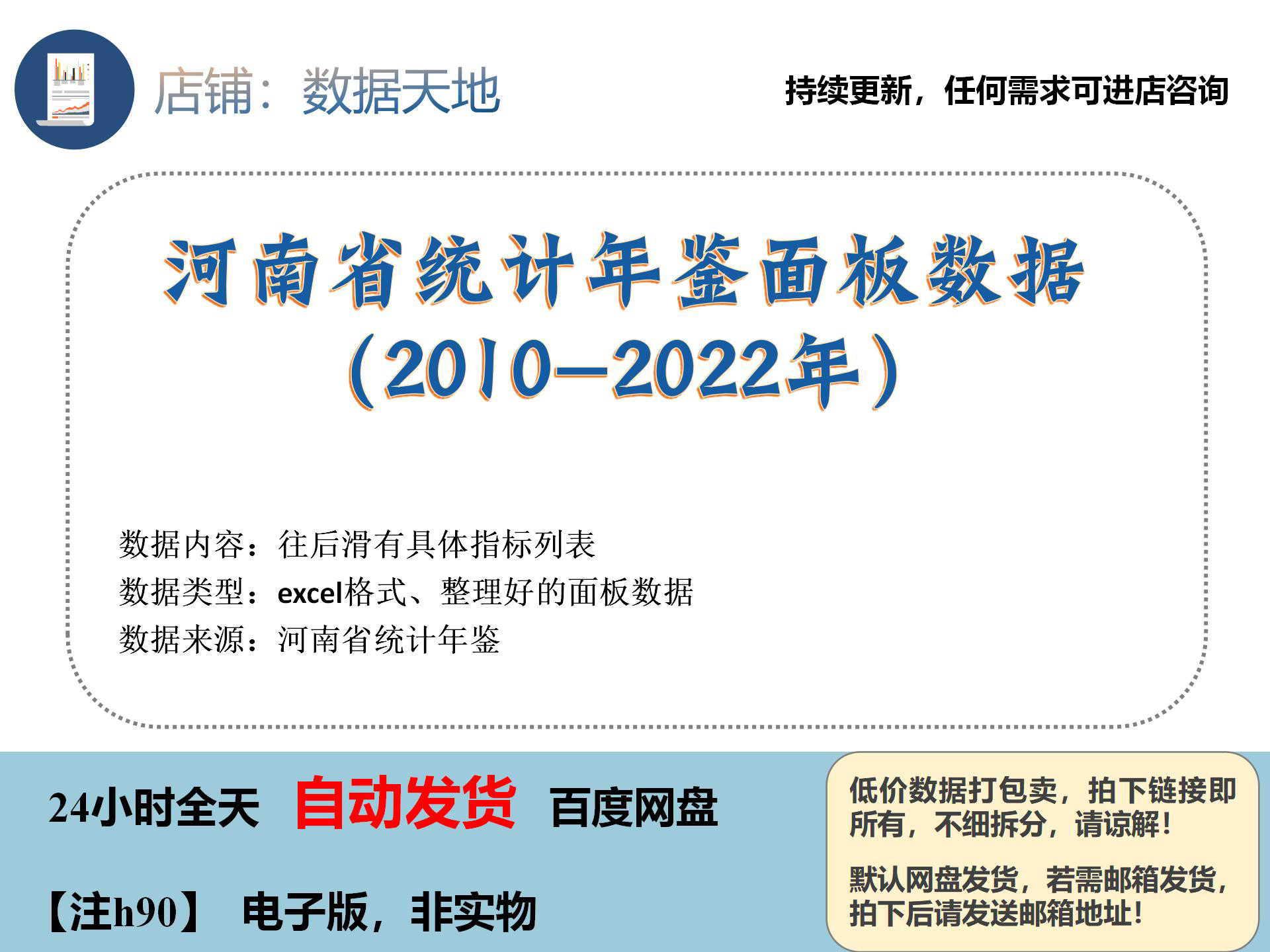 河南省各地级市统计年鉴面板数据(2010-2022年)