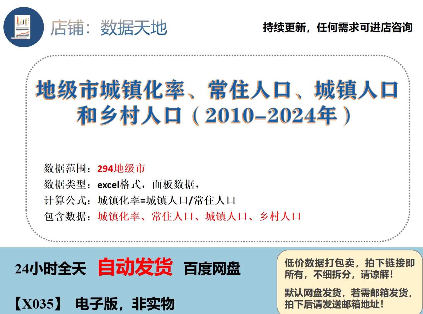 【2024】地级市城镇化率、常住人口、城镇人口和乡村人口数据