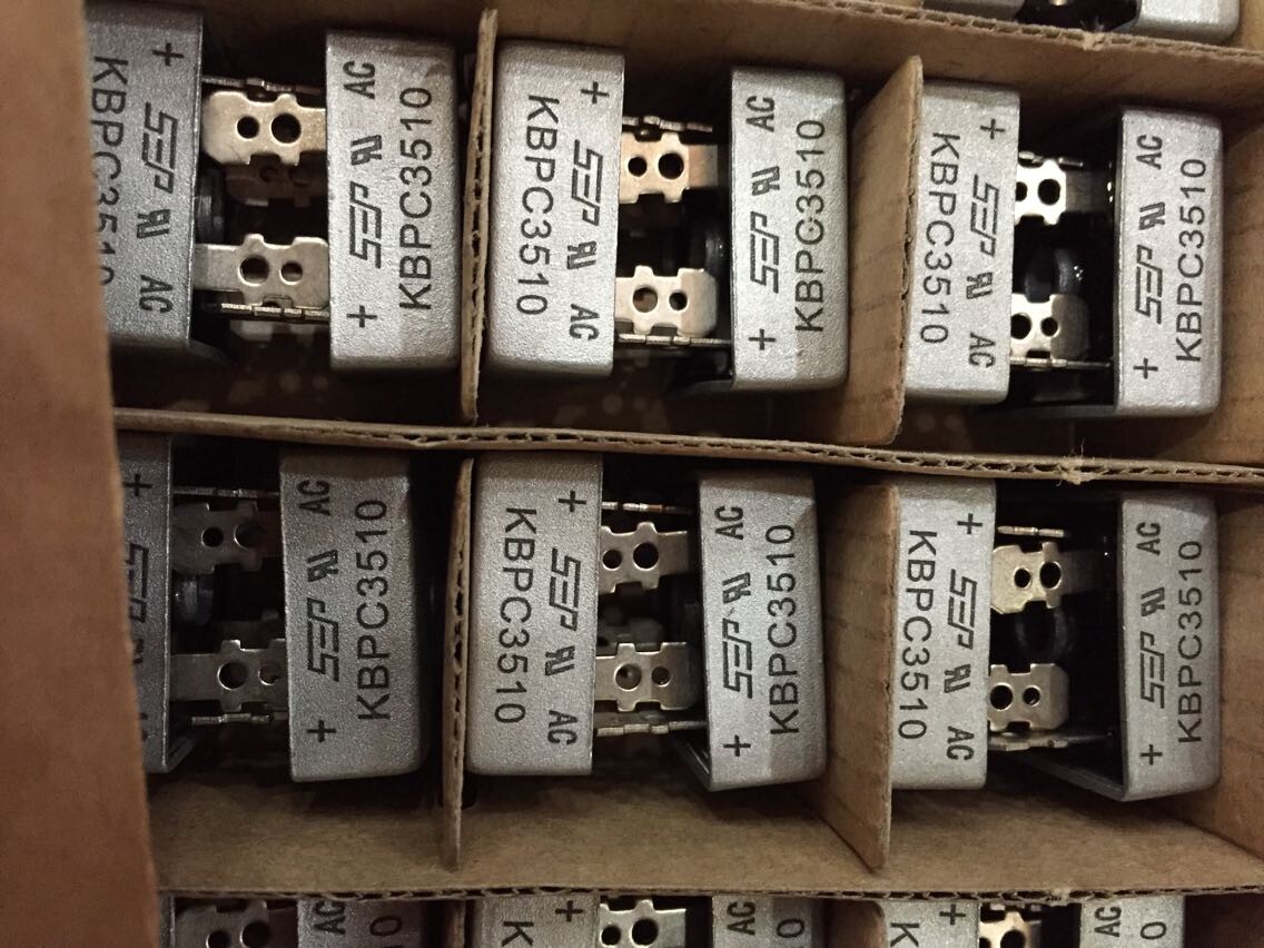 全新整流桥堆3510 KBPC3510 KBPC35-10 35A1000V 铜脚 质量保证