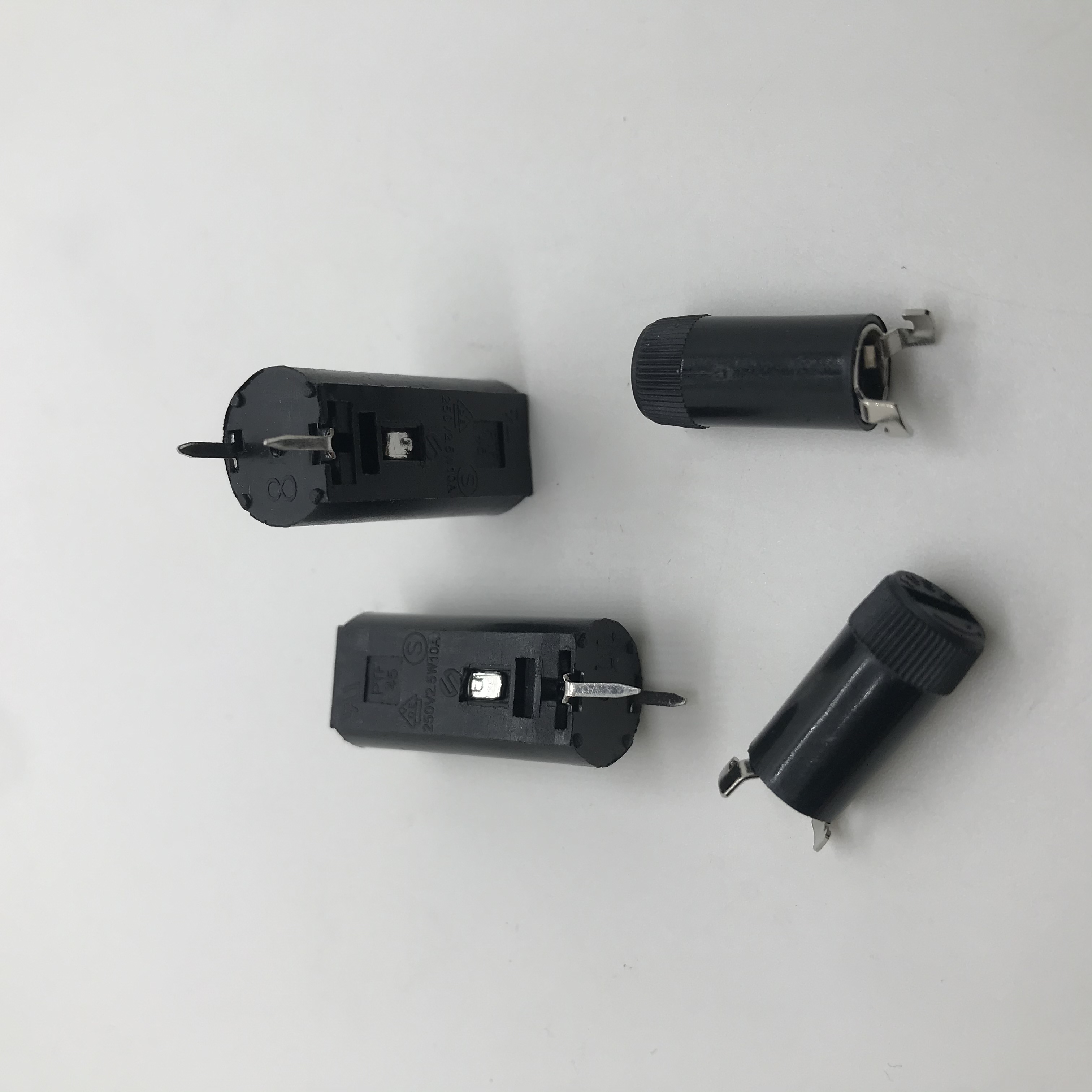 PTF45/PTF50/保险管座 进口保险座 5*20保险丝座 PCB插板保险管座