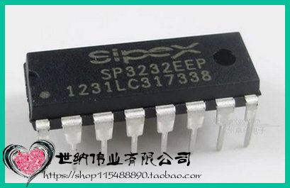 直插 SP3232 进口全新原装SP3232EEP 可替代MAX3232CPE/EPE DIP16