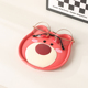 草莓熊眼镜架摆件创意首饰收纳托盘可爱置物盒办公室好物生日礼物