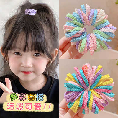 可爱发圈女马尾发绳2025年新款发饰高弹力耐用皮筋儿童不伤发头绳