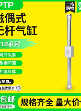 RMS磁偶式无杆气缸CY1B/CY3B6-10/15/20/25/32/40/50-100/300滑台