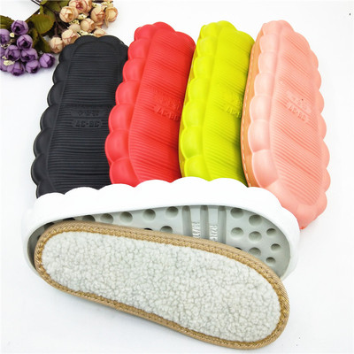 孺子牛秋冬手工居家鞋底子祥云朵