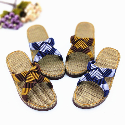 孺子牛拖鞋凉鞋中国结线编织情侣