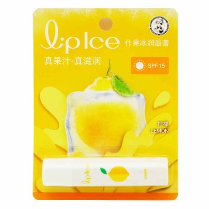 曼秀雷敦 什果冰润唇膏 柠檬 草莓无色 保湿滋润修护防晒