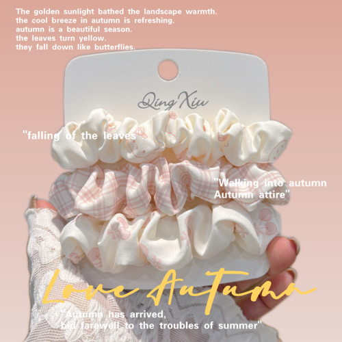 发绳皮筋布艺甜美可爱