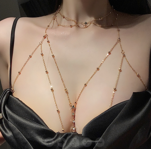 比基尼欧美锁骨链子感项链女潮流