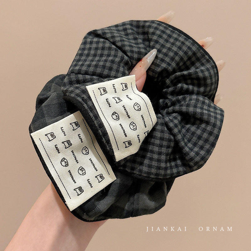 复古格纹布艺大肠发圈女气质扎头发皮筋高弹力头绳可爱丸子头发饰,饰品/流行首饰/时尚饰品新,发饰,淘宝优惠券,粉丝福利购,淘宝优惠卷