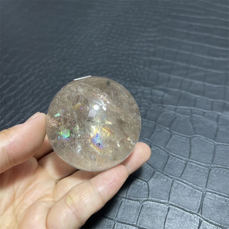 天然粉晶六棱柱摆件粉水晶原石单尖柱子家居客厅办公桌面摆设