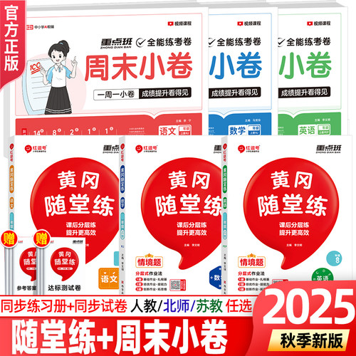 荣恒教育红逗号随堂练全能练考卷