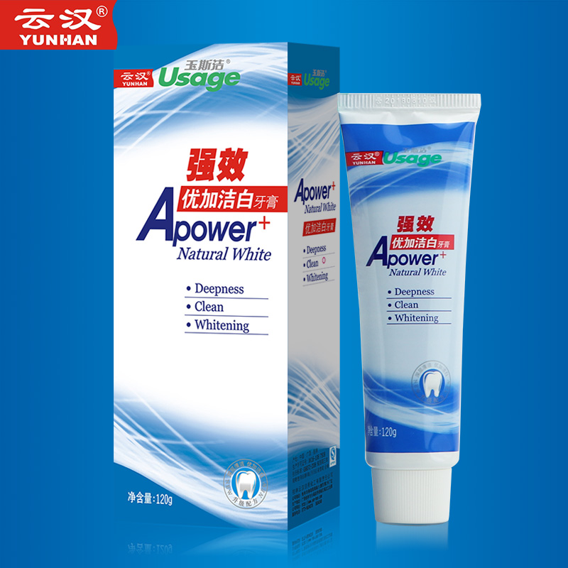 云汉120g洁白清新口气牙膏