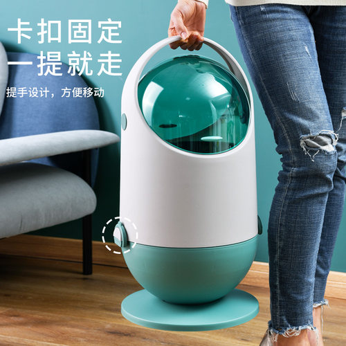 纸篓可爱少女桌面垃圾桶大容量