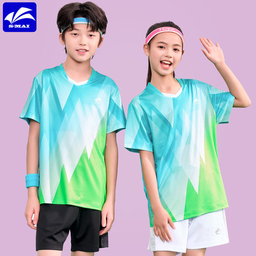 速迈新款中小学生羽毛球运动服