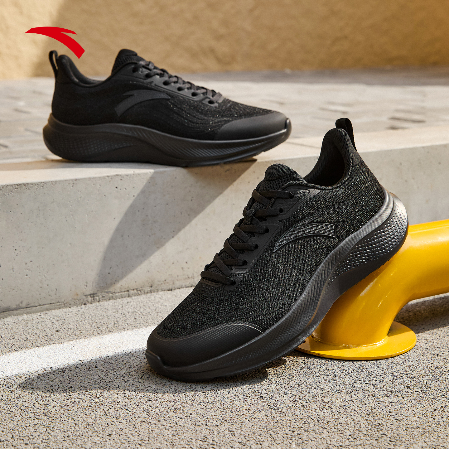 安踏男鞋运动鞋2026新款春季跑步鞋网面透气鞋子轻便减震男士跑鞋