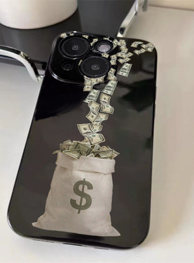 美金钱袋适用OPPOA5/A7/A8/A7X/A11/A57/A83/A32/A59/A72/A93/A95/A96/A97/R9/R11S/R15/R17/A58光面软套情侣