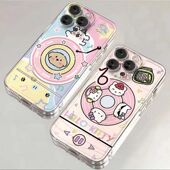 式 小狗狗凯蒂猫适用苹果11手机壳iPhone4 情侣款 5s透明6 8plus可爱卡通xmax防摔保护xr潮12 15promax