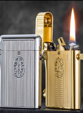 名爵打火机煤油托伦斯双钩thorens弹射 男怀旧谢尔比老式复古收藏