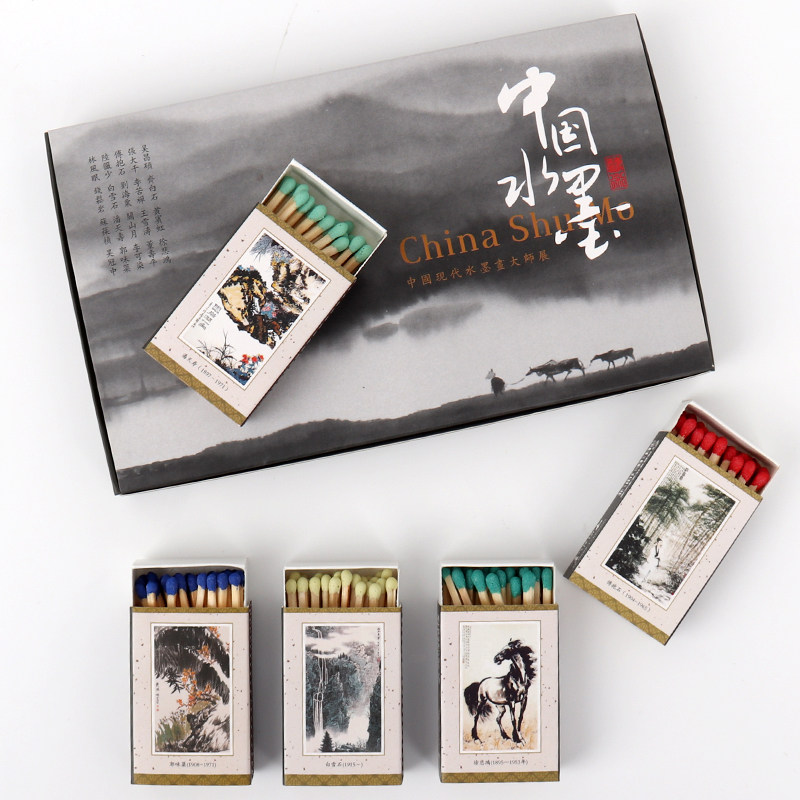 名爵火柴老式一次性洋火怀旧儿时点烟创意户外火柴盒复古安全火材