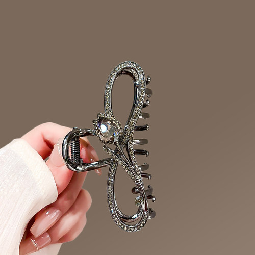 蝴蝶结中号后脑勺发抓水晶高级感