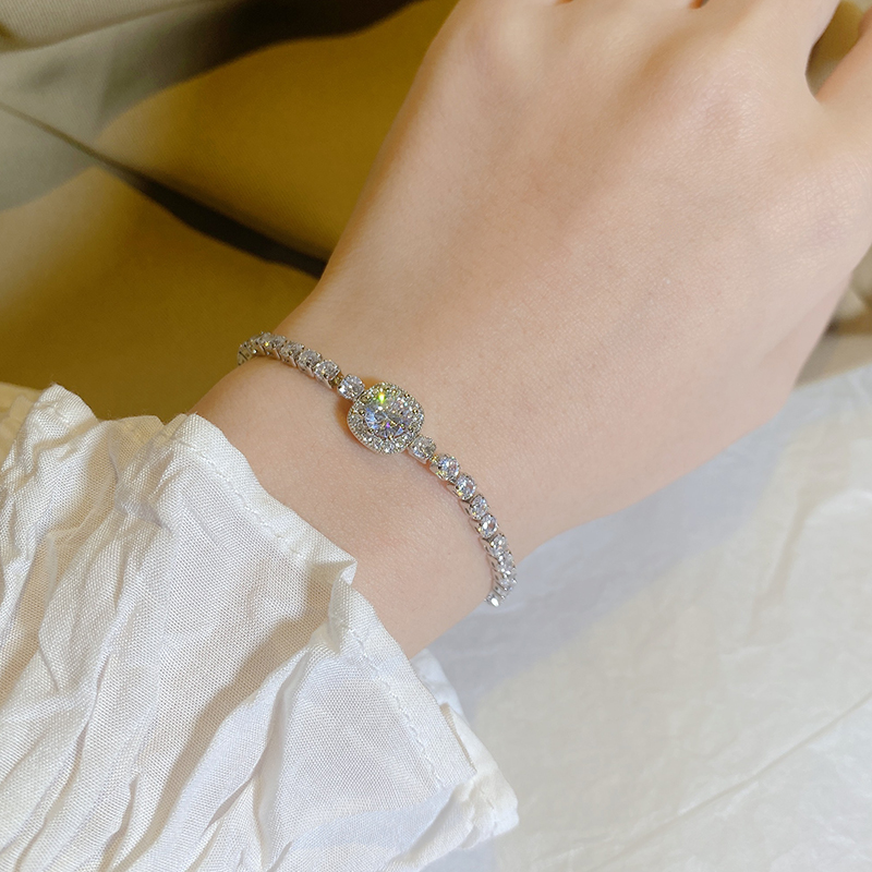 抽拉满钻设计小众高级感手链2024年新款轻奢ins风超好看女生手环