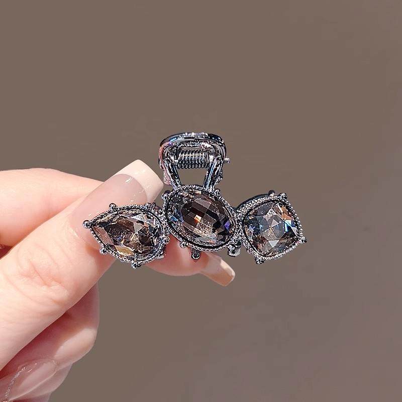 高级感水晶迷你小抓夹发鲨鱼夹