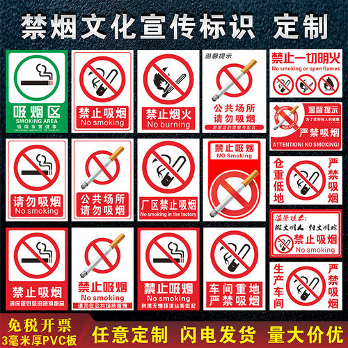 严禁烟火当心触电施工警告标志