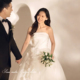 2026新款 抹胸显瘦花朵婚纱超仙公主蓬蓬裙梦幻森系出门纱 简约韩式