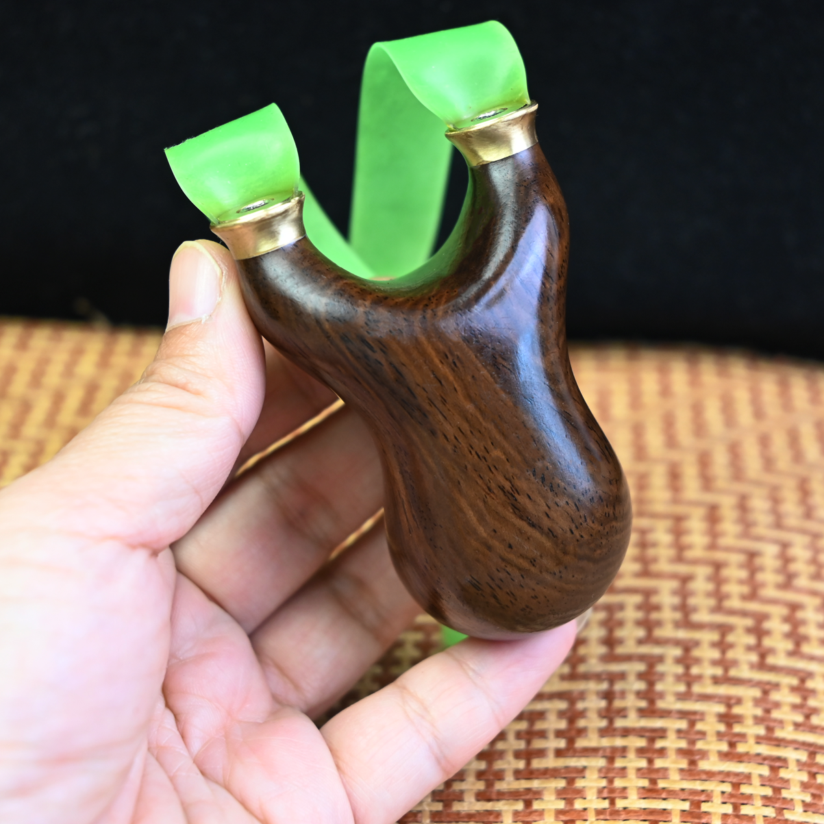 黑檀木快压52掌中宝小宝弹架