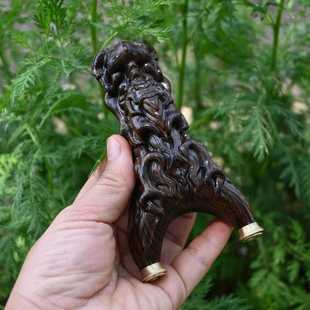 正品黑檀木新款龙头快压弹弓高精度扁皮筋实木弹弓大威力弹弓架