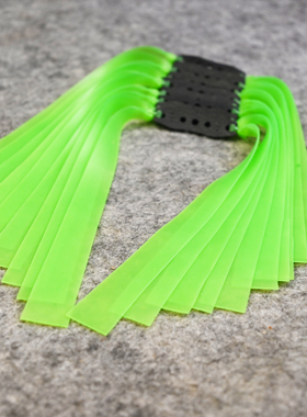 2012锥度中拉果冻绿扁皮筋进口回弹绿色皮筋扁皮筋耐用大威力