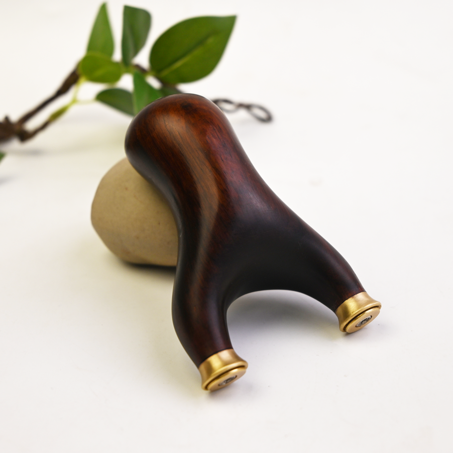 实木紫檀快压掌中宝弹弓