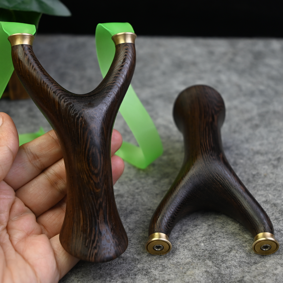 弹架全套鸡翅木微瑕快压铜头款燕尾刀锋便宜木叉精准弹力架架子