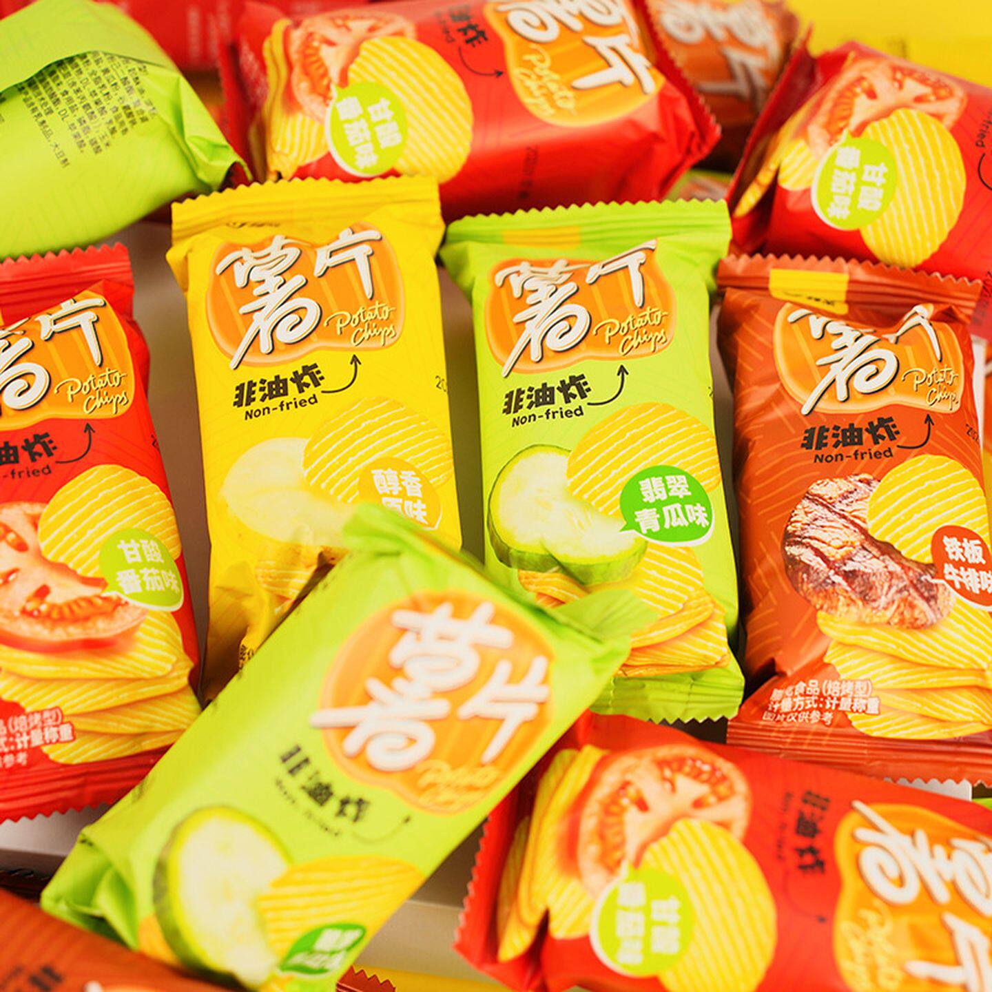 甘源原味小包薯片独立小包装非油炸超级好吃零食网红爆款2026新款