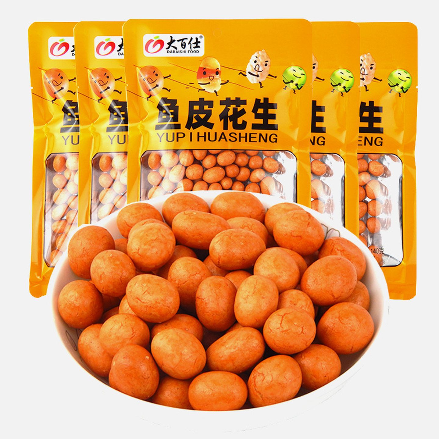 大百仕鱼皮花生厦门特产2026新款