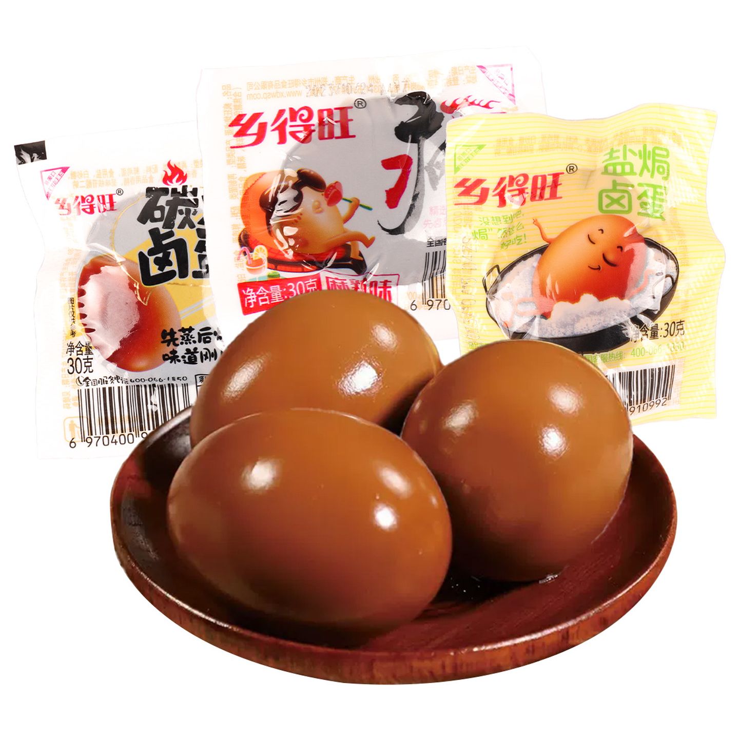 乡得旺卤蛋独立包装盐焗鸡蛋零食