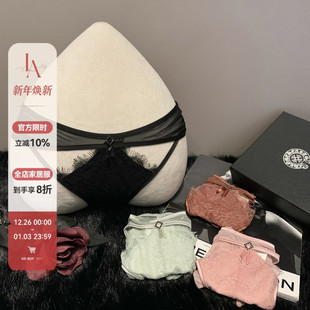 「LA」Davis·馋蜜封锁 禁欲系交叉镂空网纱蕾丝性感纯欲女内裤