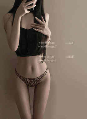 「LA」Xcat·骄纵野猫｜欲焰系列*纯欲性感豹纹网纱女士丁字内裤