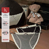 纯欲极简微性感棉质蕾丝女士内裤 「LA」Ally·稚恋序章 软线系列