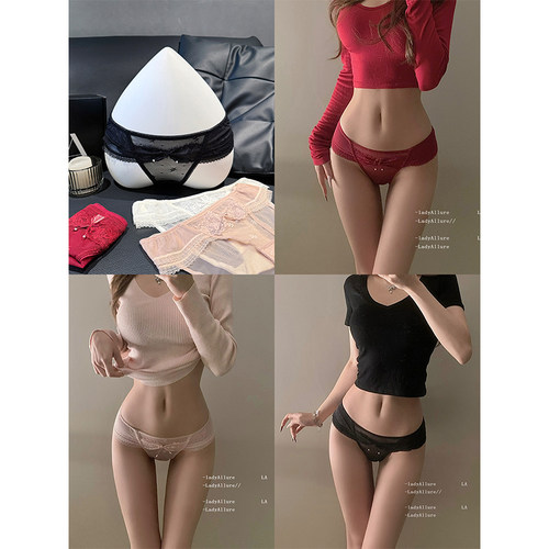 「LA」Bria·心笺梦章 | 静感系列*网纱蝴蝶结甜美纯欲蕾丝内裤女