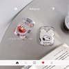 Transparent tide brand AirPods headset smart cover Apple Two generations wireless Bluetooth headset Box Shell Cartoon