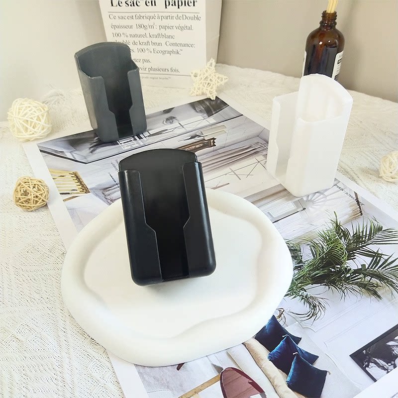 遥控器收纳盒文具挂架电视壁挂式收纳固定底座墙上置物架空调