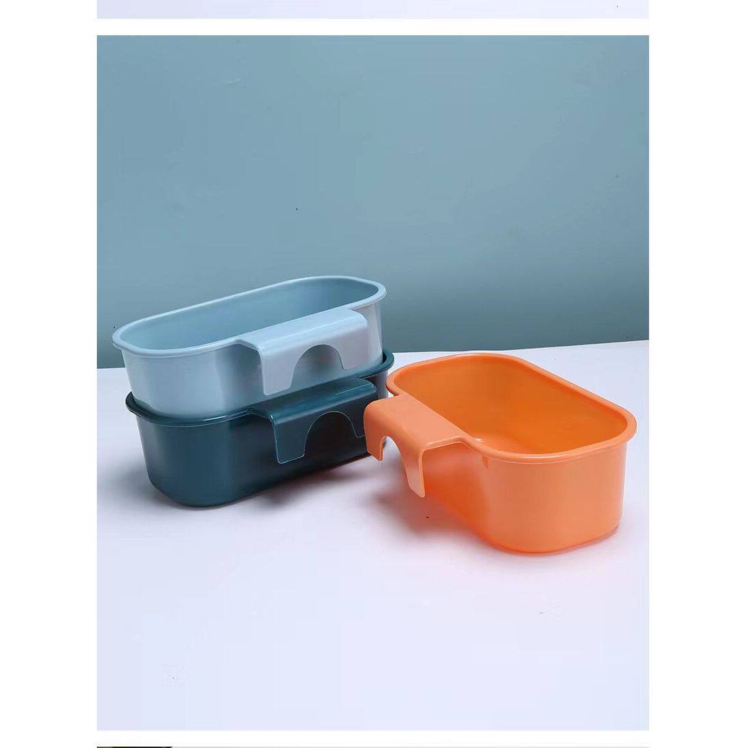 厨房水槽沥水篮水池可挂式过滤筐塑料置物架厨房剩饭剩菜残渣过滤