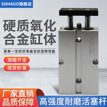 TN16X100S气缸16X10X20X25X30X40X50X60X75X125X80双轴杆TDA气动