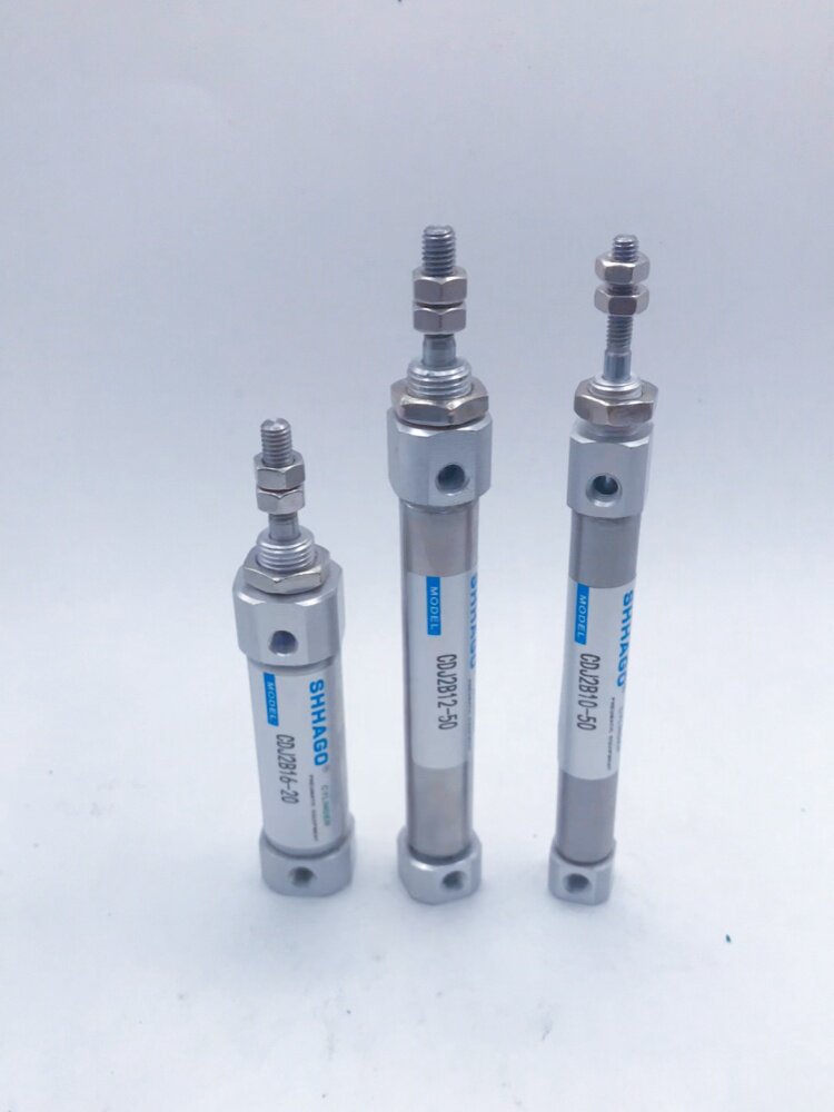 小型气动不锈钢迷你气缸CDJ2B16/10-20/25*30-15/35/40B75/60-125