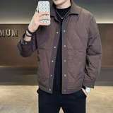 【50绒有报告】户外翻领男士羽绒服男1072-1P140，男装羽绒服，星座1411A