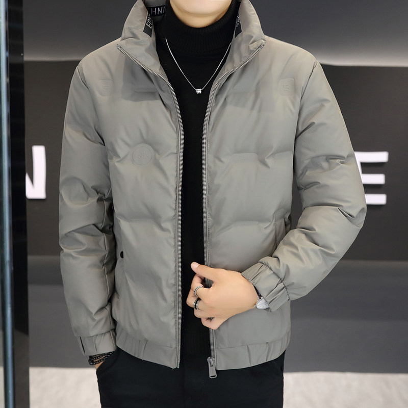 男士羽绒服冬季潮牌帅气立领简约百搭加厚面包服10354p95,男装羽绒服,星座1411A